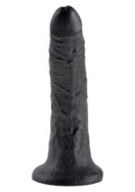 Dildo-cock 7 inch black - obrazek 4