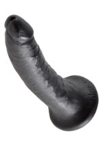 Dildo-cock 7 inch black - obrazek 8