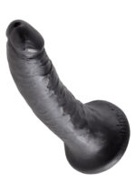 Dildo-cock 7 inch black - obrazek 9