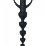 Koraliki analne kulki sonda z uchwytem silikonowa