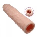 Naturalna cielista nakładka przedłużająca penisa