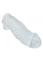 Nakładka na penisa z pętlą na jądra przedłużka 23c - obrazek 3