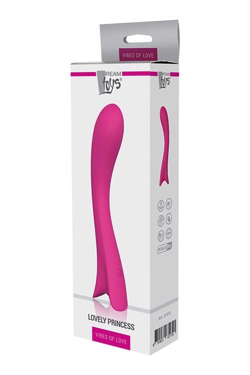 130720256873fbc28d52d.jpeg Wibrator-DREAM TOYS LOVELY PRINCESS MAGENTA - obrazek 1