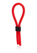 Pierścień-SILICONE STUD LASSO RED - obrazek 4