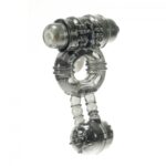 Wibrujący masażer pierścień erekcyjny podwójny - obrazek 5