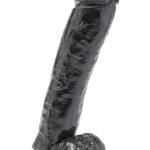 Dildo-cock 11 inch w/ balls black