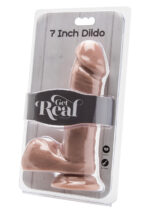 Penis jak realny naturalny sex dildo jądra 18cm - obrazek 5