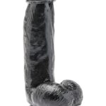 Dildo z jądrami przyssawka realistyczny penis 15cm