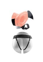 Puste dildo proteza penisa wibrująca na paskach - obrazek 4