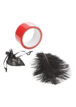 Zestaw sex kulki gejszy piórko taśma bondage bdsm - obrazek 5