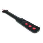Pejcz-Long Leather Paddle With Heart - obrazek 8