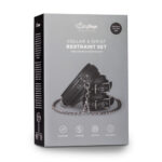 Kajdanki-Leather Collar With Handcuffs - obrazek 7