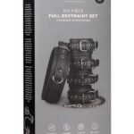 Kajdanki do rąk nóg łańcuchy obroża zestaw bdsm