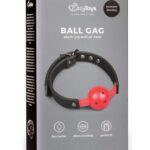 Knebel-Ball Gag With PVC Ball - Red