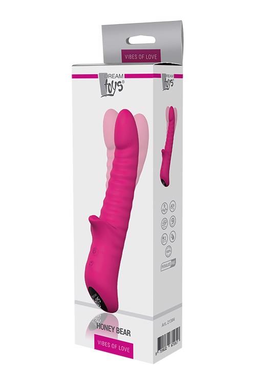 140720256874cdb751799.jpeg Wibrator-DREAM TOYS HONEY BEAR MAGENTA - obrazek 1