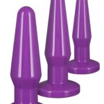 Zestaw korków analnych plug zatyczki z przyssawką