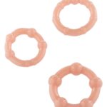 Komplet 3 pierścienie rozciągliwe na penisa jądra