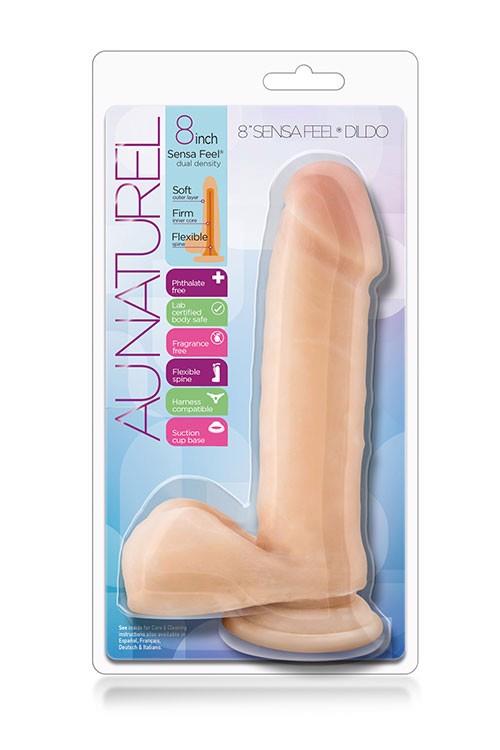 140720256874ea1dbcec6.jpeg Cielisty realistyczny miękki penis dildo 20 cm - obrazek 1