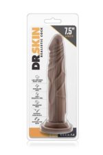 Dildo-dr. skin realistic cock 7.5 chocolate - obrazek 3