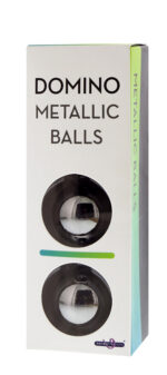 Kulki-DOMINO METALLIC BALLS -CHROME BLACK - obrazek 4