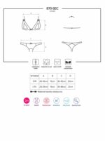 Sex komlet otwarte stringi stanik obsessive l/xl - obrazek 8