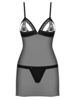 Komplet prześwituje koszulka stringi obsessive s/m - obrazek 4