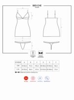 Komplet prześwituje koszulka stringi obsessive s/m - obrazek 6