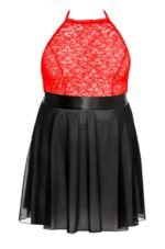 Lydia XXL+ (halka&stringi/chemise&string) - obrazek 4