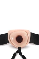 Proteza-DR. SKIN 7INCH HOLLOW STRAP ON VANILLA - obrazek 7