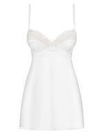 Biała koszulka stringi sex komplet obsessive l/xl - obrazek 4