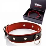 Obroża bdsm dla kobiety naturalna skóra bondage - obrazek 5