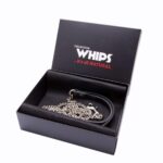 Smycz ze skóry naturalnej łańcuch 120cm bdsm sex