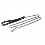 Skórzana smycz łańcuch skóra naturalna bondage sex - obrazek 3