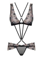 Biustonosz stringi erotyczny komplet obsessive lxl - obrazek 5