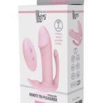Plug/vibr-DREAM TOYS REMOTE TRI-PLEASURER