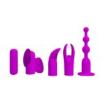 Erotyczne akcesoria zestaw 4 nakładki masażery - obrazek 4