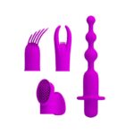 Erotyczne akcesoria zestaw 4 nakładki masażery - obrazek 5