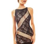 ADIOS black bodystocking L/XL