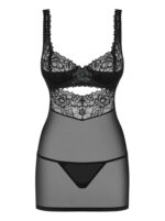 Erotyczna koszulka komplet stringi obsessive l/xl - obrazek 6