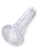 Żelowe miękkie dildo z mocną przyssawką 15 cm - obrazek 5