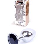 Metalowy korek analny stalowy plug kryształ 7cm