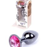 Plug korek analny stalowy z kryształem 2,7cm