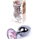 Plug korek analny stalowy z kryształem 2,7cm