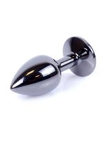 Sex plug korek analny stalowy z kryształem 2,7cm - obrazek 4