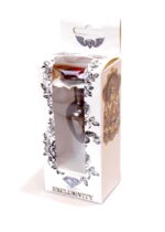 Sex plug korek analny stalowy z kryształem 2,7cm - obrazek 9