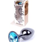 Sex plug korek analny stalowy z kryształem 2,7cm