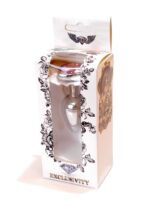 Ozdobny korek analny z sercem stalowy kryształ 7cm - obrazek 9