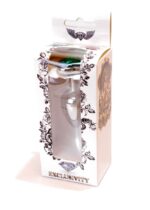 Metalowy plug analny korek kryształ serce 7cm - obrazek 9