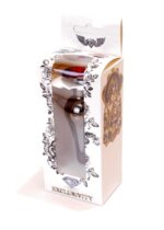 Długi stalowy korek plug analny z kryształem 2,7cm - obrazek 10