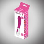 Romy g pink 20 cm silicone vibrating 10 speed - obrazek 3